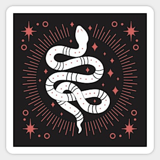 Mystic Esoteric Snake Sticker